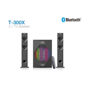 F&D T-300X 2:1 Black Bluetooth TV Speaker