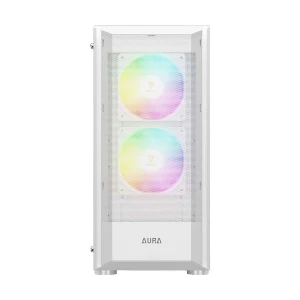 Gamdias AURA GC6 WH ARGB Fine Mesh Mid Tower White ATX Gaming Desktop Casing