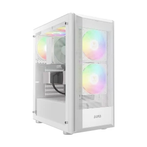 Gamdias AURA GC6 WH RGB Fine Mesh Mid Tower White (Tempered Glass) ATX Gaming Desktop Case