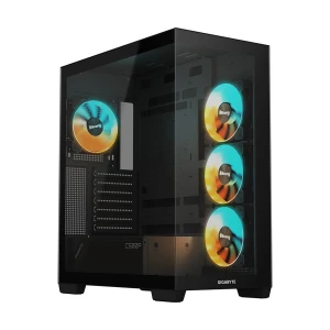 Gigabyte C500 Panoramic Stealth Mid Tower Black ATX Gaming Desktop Casing #GB-C500P ST