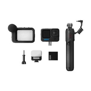 GoPro HERO11 Black Creator Edition 27 MP 5.3K Action Camera Bundle with Volta Hand Grip, Light Mod, Media Mod & Enduro Battery CHDFB-111-AS