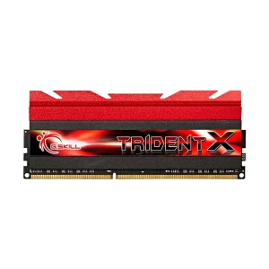 G.Skill TridentX 8GB DDR3 2400MHz Red & Black Heatsink Desktop RAM #F3-2400C10D-16GTX