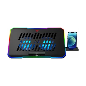 Havit Gamenote F2069 RGB Black Laptop Cooler with Mobile Holder