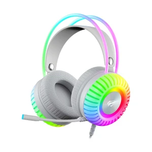 Havit Gamenote H2046U Wired White-Grey RGB Gaming Headphone