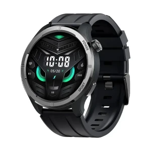 Haylou Solar Neo Black Bluetooth Calling Smart Watch with Woven + Silicone strap