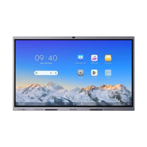 Hikvision DS-D5C98RB/B 98 Inch (8GB RAM, 128GB ROM) 4K UHD Touch Interactive Flat Panel Display with 8MP AI Camera & 8 Array Mic (Android 13)