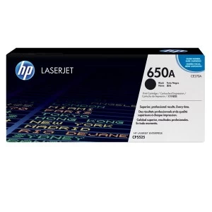 HP 650A Black Original LaserJet Toner (CE270A) (Bundle with full set)