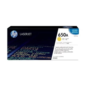 HP 650A Yellow Original LaserJet Toner (CE272A) (Bundle with full set)