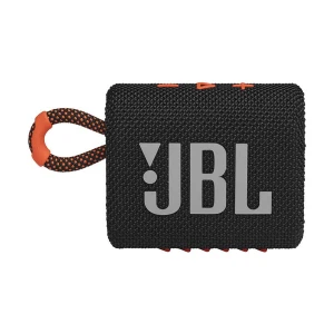 JBL GO 3 Black Orange Portable Bluetooth Speaker #JBLGO3BLKO (6 Month Warranty)