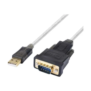 Dtech USB Male to Serial (RS-485/RS-422) Male, 1.2 Meter, Gold Cable