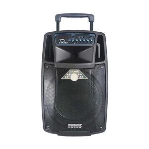 K2 Temeisheng SL 08-01 HM Black Bluetooth Portable Trolley Speaker with Microphone