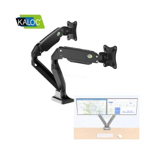 Kaloc DS110-2 17-32 Inch LCD/LED Monitor Dual Arm Gas-Strut Flexi Desk Mount Stand