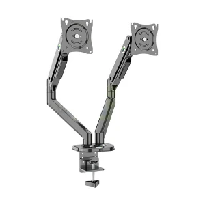 Kaloc DS200-2 Dual 17-32 Inch Adjustable Dual Arm Monitor Desktop Mount Stand