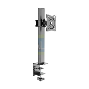 Kaloc DZ100-J 17-32 Inch Black Adjustable Single Arm Monitor Desktop Mount Stand