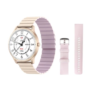 Kieslect Lora Lady Gold Calling Smart Watch with Additional Pink Strap #1Y