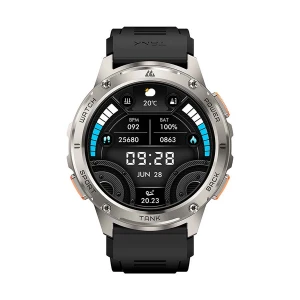 Kospet Tank T3 Amoled Silver Bluetooth Calling Rugged Smart Watch