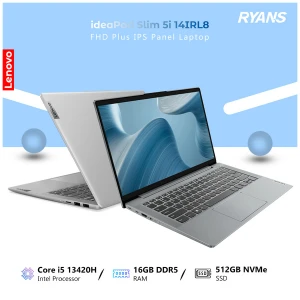 Lenovo IdeaPad Slim 5i 14IRL8 13th Gen Intel Core i5 13420H 16GB, 512GB SSD 14 Inch FHD+ WUXGA Display Cloud Grey Laptop