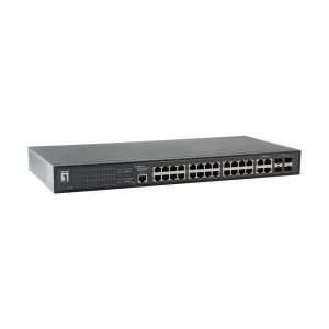 Levelone GES-2451 28 Port Black Network Switch Price in Bangladesh | RYANS