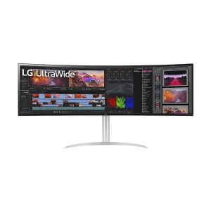 LG 49WQ95C-W 49 Inch 5K UW-DQHD Display Dual HDMI, DP, USB, USB Type-C Curved Professional Monitor (3 Year Warranty)