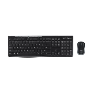Logitech MK270R Black Wireless Keyboard & Mouse Combo # 920-006316 (IND Layout Keyboard)