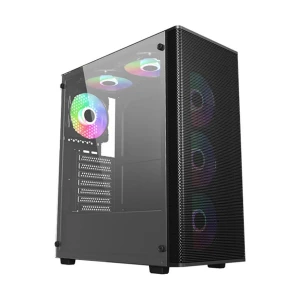 MaxGreen PS195-15 Mid Tower Black ATX Gaming Desktop Casing