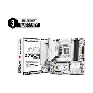 Maxsun Terminator Z790M D5 ICE White (Wi-Fi 6E) DDR5 Intel Motherboard #MS-Terminator Z790M D5 ICE