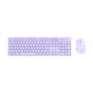 Micropack KM-237W Purple Wireless Keyboard & Mouse Combo