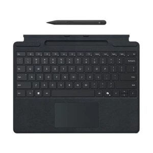 (Bundle with Surface) Microsoft Surface Pro for Business Black Signature Keyboard with Slim Pen 2 (For Surface Pro X, 8, 9, 10 & 11 Copilot+ PC)