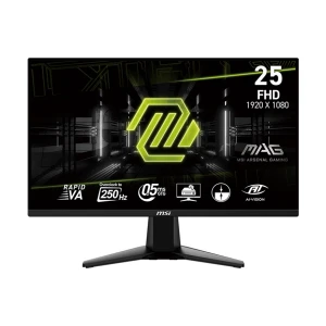 MSI MAG 255XFV 24.5 Inch FHD Display Dual HDMI DP Black Gaming Monitor