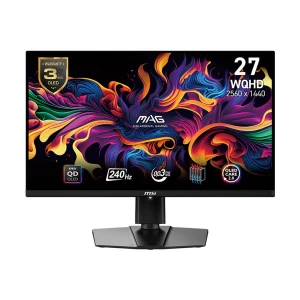 MSI MAG 271QPX QD-OLED E2 26.5 Inch WQHD Display Dual HDMI, DP, USB-C Gaming Monitor