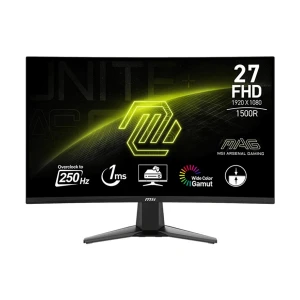 MSI Mag 27C6X 27 Inch FHD Display Dual HDMI DP Curved Gaming Monitor