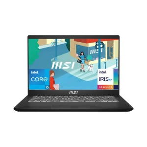 MSI Modern 14 C13M 13th Gen Intel Core i3 1315U 16GB RAM 512GB SSD 14 Inch FHD IPS Display Classic Black Laptop (Laptop Bag is given Separately)