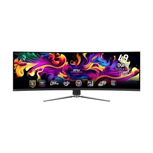 MSI MPG 491CQP QD-OLED 49 Inch DQHD Display Dual HDMI, DP, Dual USB-A, USB-B, USB-C Curved Gaming Monitor