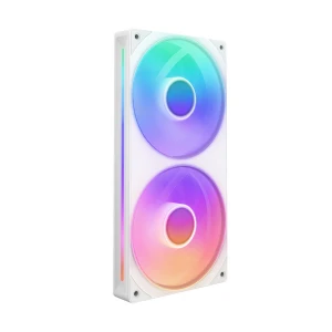 Nzxt F240 RGB Core 240mm (2xFAN) White Single Frame Casing Cooling Fan #RF-U24HF-W1