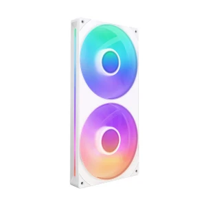 Nzxt F280 RGB Core 280mm (2xFAN) White Single Frame Casing Cooling Fan #RF-U28HF-W1