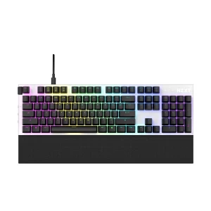 NZXT Function RGB White Wired Mechanical Gaming Keyboard (US English ANSI) #KB-1FSUS-WR