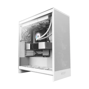 NZXT H7 Flow Mid Tower White ATX Gaming Desktop Casing #CM-H72FW-01