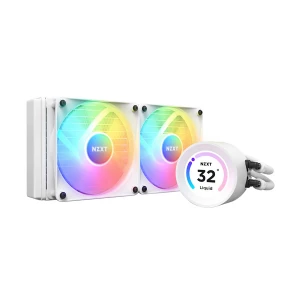 Nzxt Kraken Elite 240 RGB (2023) AIO White Liquid CPU Cooler with LCD Display #RL-KR24E-W1