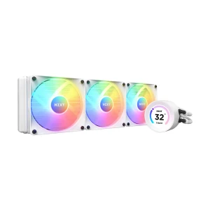 Nzxt Kraken Elite 360 RGB (2023) 360mm AIO White Liquid CPU Cooler with LCD Display #RL-KR36E-W1