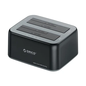 Orico 2.5/3.5 inch USB 3.2 Dual Bay Black External HDD/SSD Dock #6829C3-C