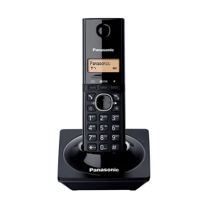 Panasonic KX-TG1711 Cordless Piano Black Phone Set