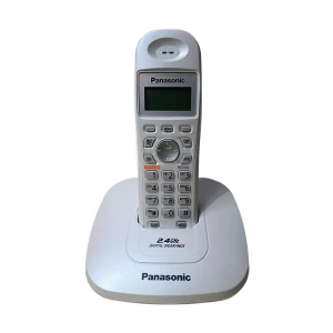 Panasonic KX-TG3611SX Single Line 2.4GHz Digital Cordless White Phone Set