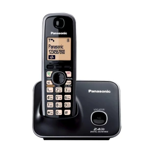 Panasonic KX-TG3712BX Digital Black Cordless Phone Set