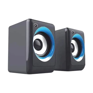 Pc Power HT-208 2:0 Wired Stereo Black Mini Multimedia Speaker