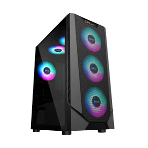 PC Power Panzer Mesh Mid Tower Black ATX Gaming Desktop Case #PG-300