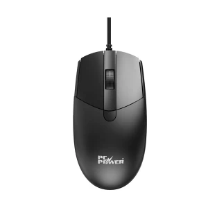 Pc Power PCM-378-4D Wired Black Mouse