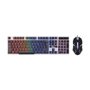 Pc Power PGC801A105 RGB Wired Black Gaming Keyboard & Mouse Combo with Bangla