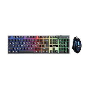 Pc Power PGC801TA01 RGB Wired Black Gaming Keyboard & Mouse Combo with Bangla