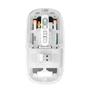 Pc Power PGM-P4 RGB Wireless (Dual Mode) White Transparent Mouse