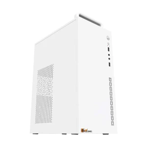 PC Power Pro Case V7 Mid Tower White Micro-ATX Desktop Case with Standard PSU (USB 2.0)